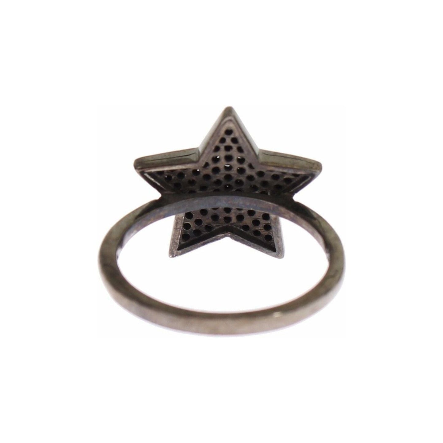 Nialaya Exquisite Sterling Silver CZ Crystal Ring Ring black-cz-star-925-silver-womens-ring s-l1600-84-1-9966c307-341.jpg