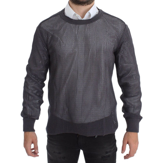 Dolce & GabbanaElegant Crew-Neck Netted Sweater in Light PurpleMcRichard Designer Brands£239.00