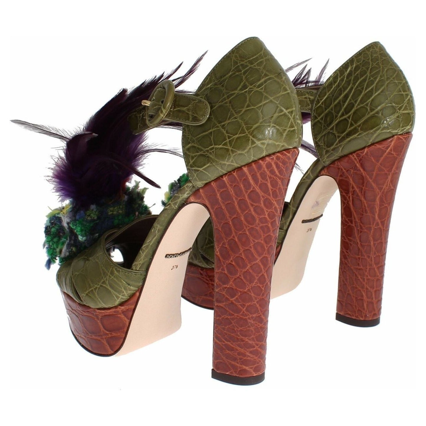Dolce & Gabbana Crystal Enchanted Ankle Strap Sandals green-leather-crystal-platform-sandal-shoes s-l1600-98-b119e3ec-47d.jpg