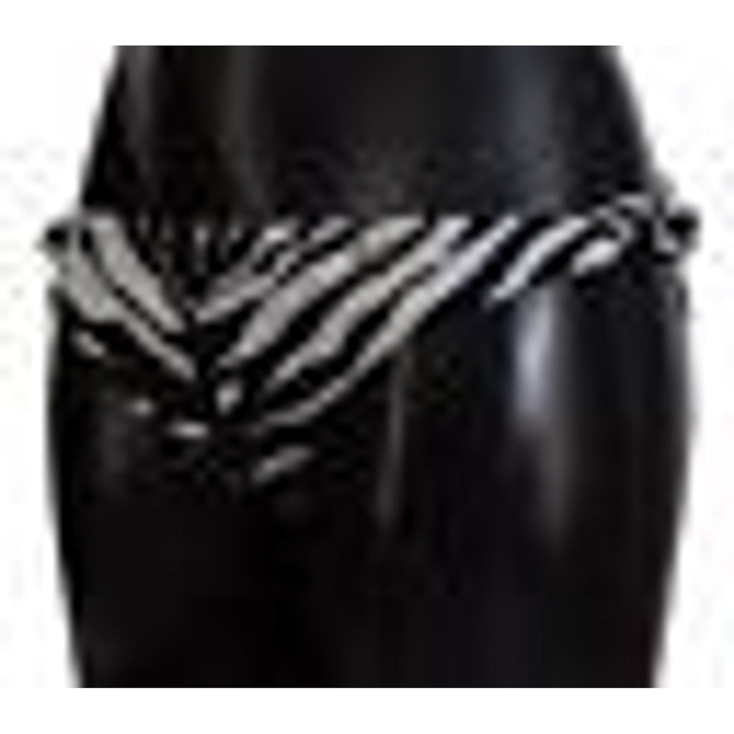 Dolce & Gabbana Zebra Print Bikini Bottom Elegance white-swimwear-zebra-side-tie-bottom-swimsuit