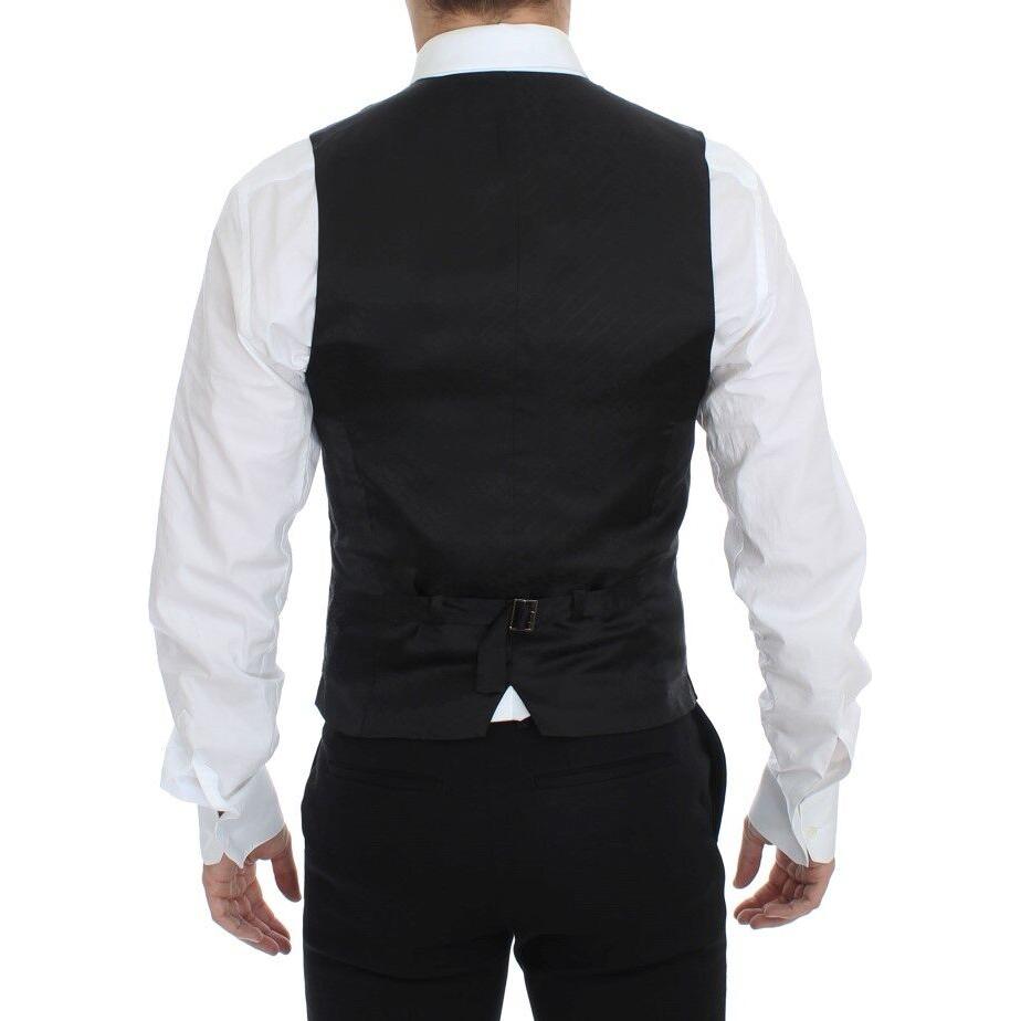 Dolce & Gabbana Elegant Striped Wool Dress Vest black-striped-stretch-dress-vest-gilet s-l960-1-618bec17-027.jpg