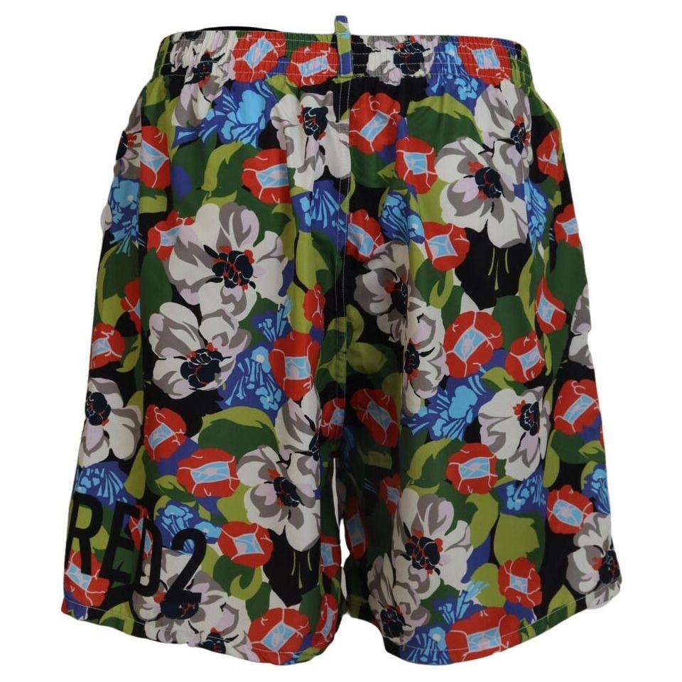 Dsquared² Multicolor Floral Print Swim Shorts over-floral-print-mens-beachwear-swimwear-short s-l960-4-85ec860a-61d.jpg