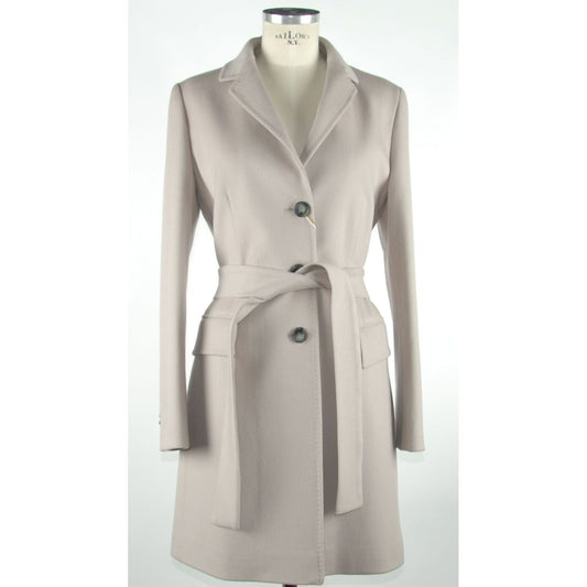Made in Italy Elegant Virgin Wool Gray Belted Jacket gray-virgin-wool-jackets-coat-4 stock_product_image_1034_643692505-e14ca0cd-feb.jpg
