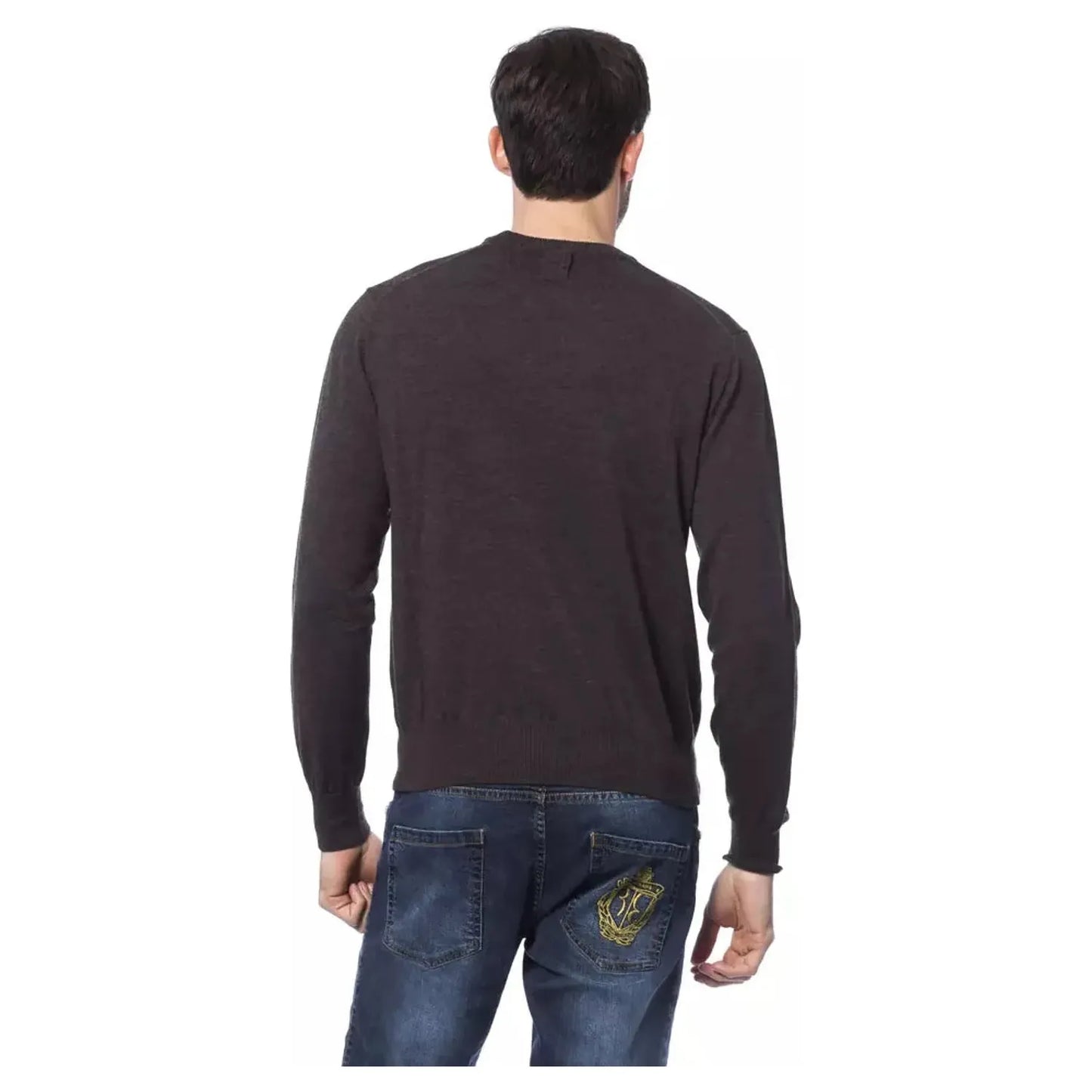 Billionaire Italian Couture Elegant Embroidered Merino Wool Sweater marr-brown-sweater-2 stock_product_image_10482_94474760-17-3e12cfee-e0a.webp