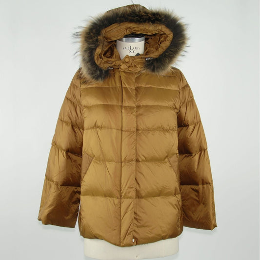 Emilio Romanelli Chic Murmasky Fur-Trimmed Down Jacket yellow-polyamide-jackets-coat-1 stock_product_image_1137_1300064346-1139aec7-db4.jpg