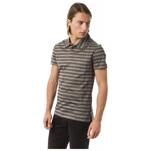 BYBLOS Elegant Gray Striped Cotton Polo betulla-t-shirt stock_product_image_13883_1148670379-23-161786cd-34e.webp