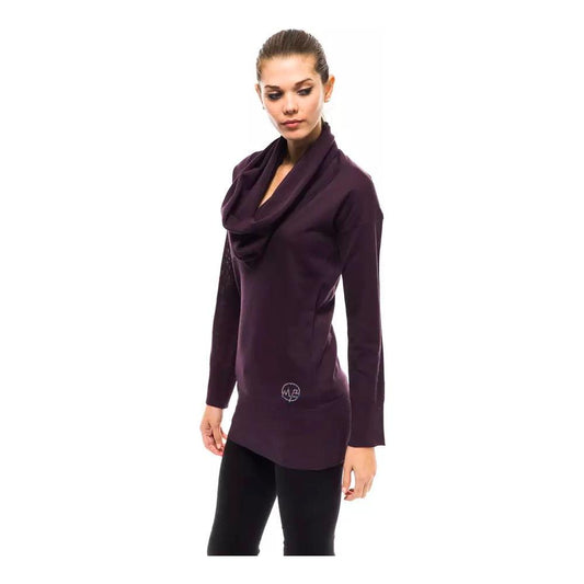 Montana Blu High Collar Embellished Sweater in Purple purple-wool-sweater-1 stock_product_image_14228_857683692-18-24bebfb6-502.jpg