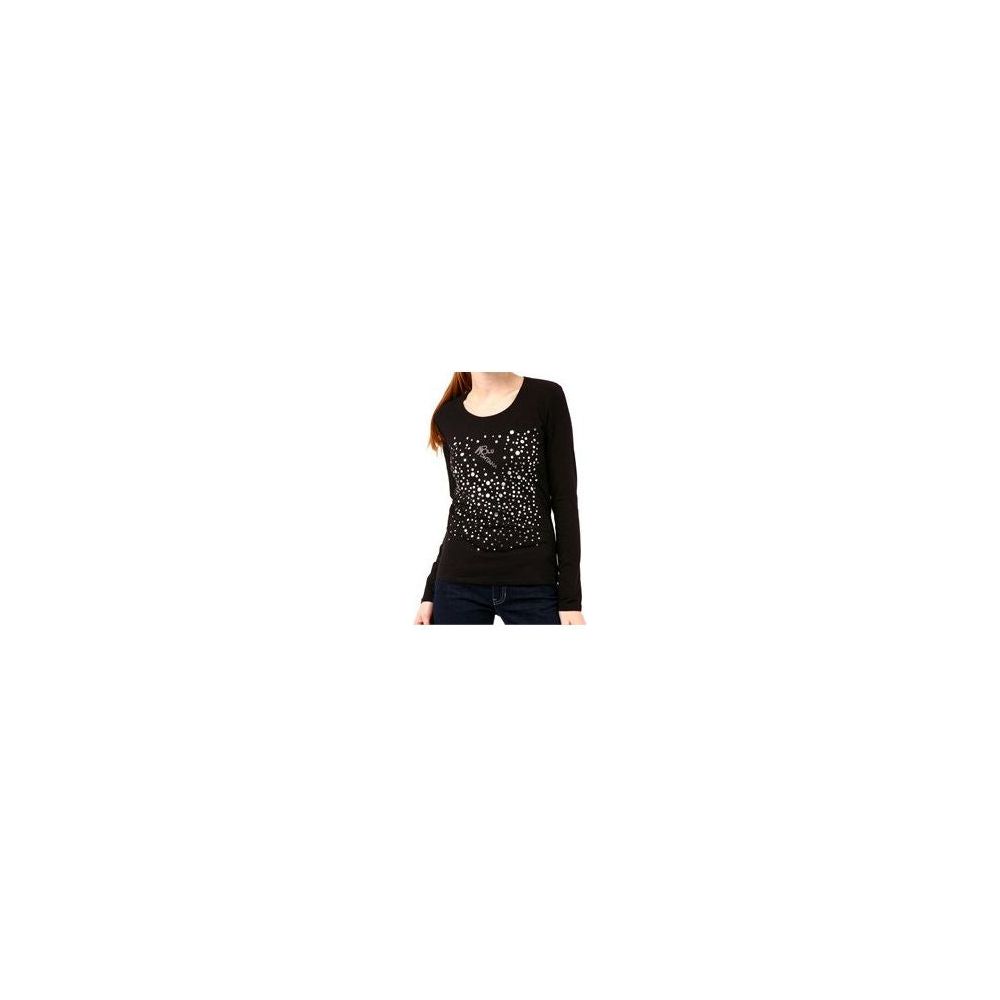 Montana Blu Elegant Embellished Logo Long Sleeve Tee black-cotton-tops-t-shirt-3 stock_product_image_14230_268307588-74aa5953-184.jpg