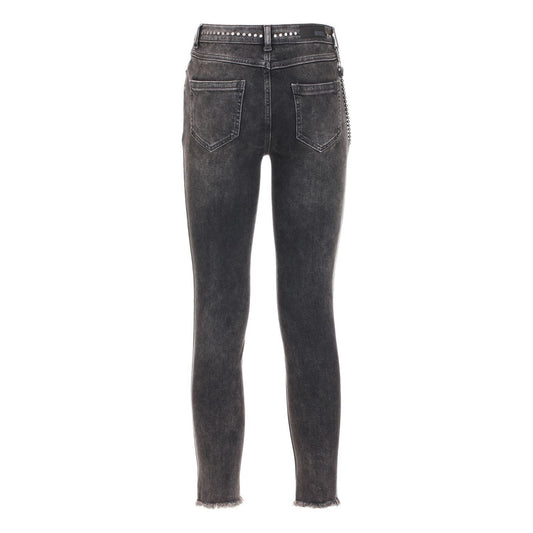 Imperfect Elegant Black Denim Trousers black-cotton-jeans-pant-30