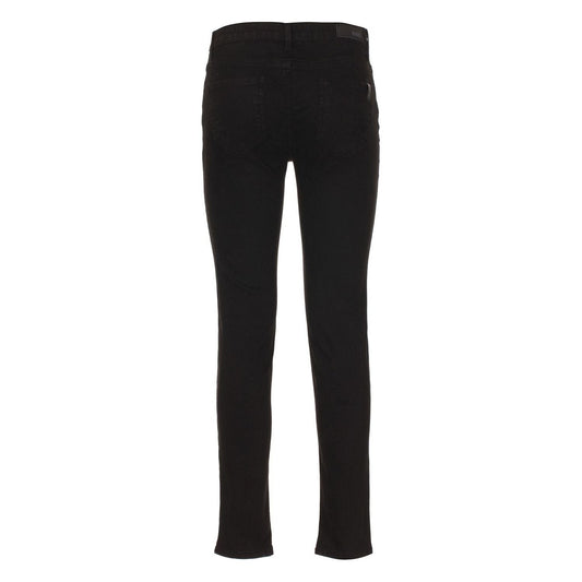 Imperfect Chic Black Cotton Blend Trousers Jeans & Pants iwwpu-imperfect-jeans-pant-1