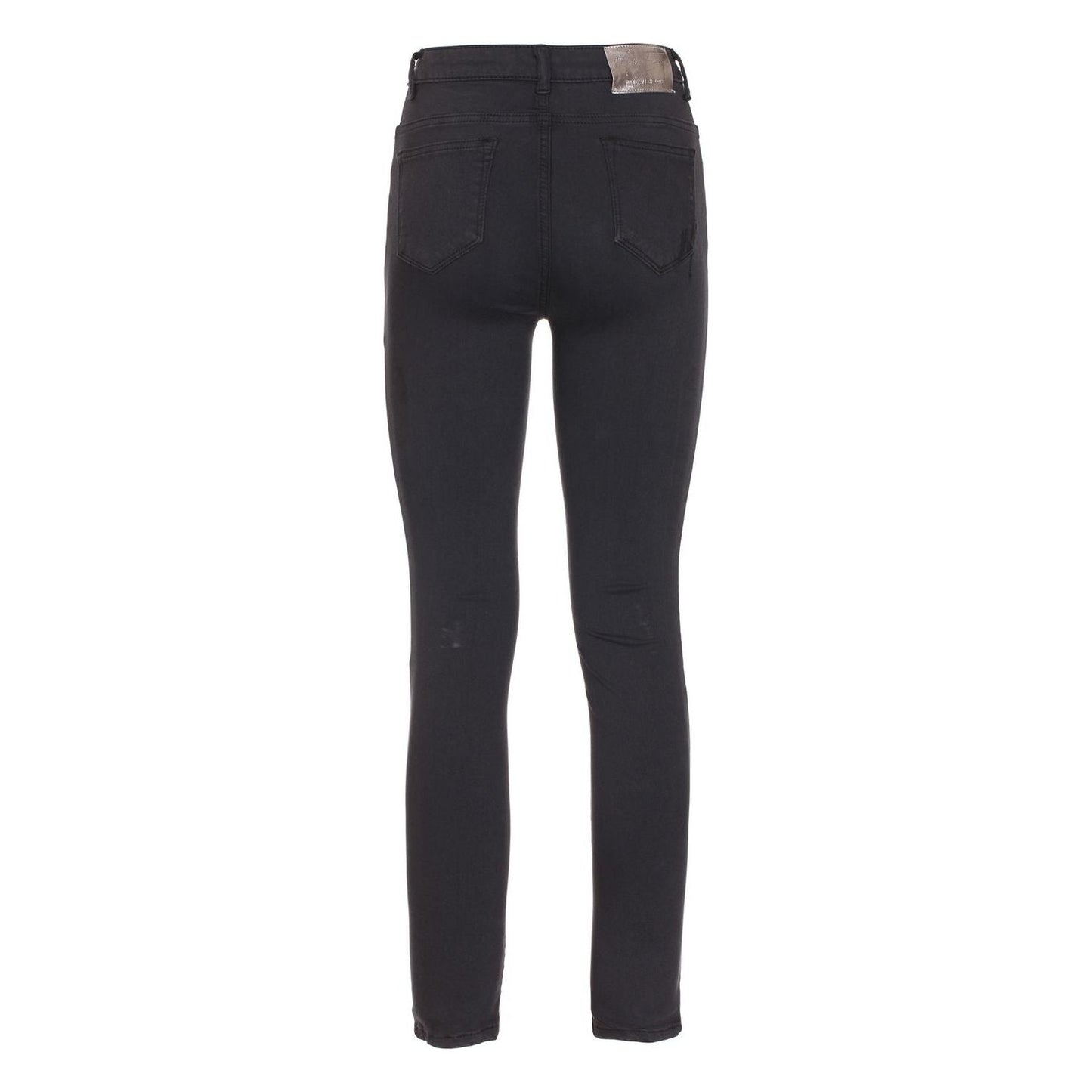 Maison Espin Chic High-Waist Super Skinny Olivia Pants Jeans & Pants black-cotton-jeans-pant-1
