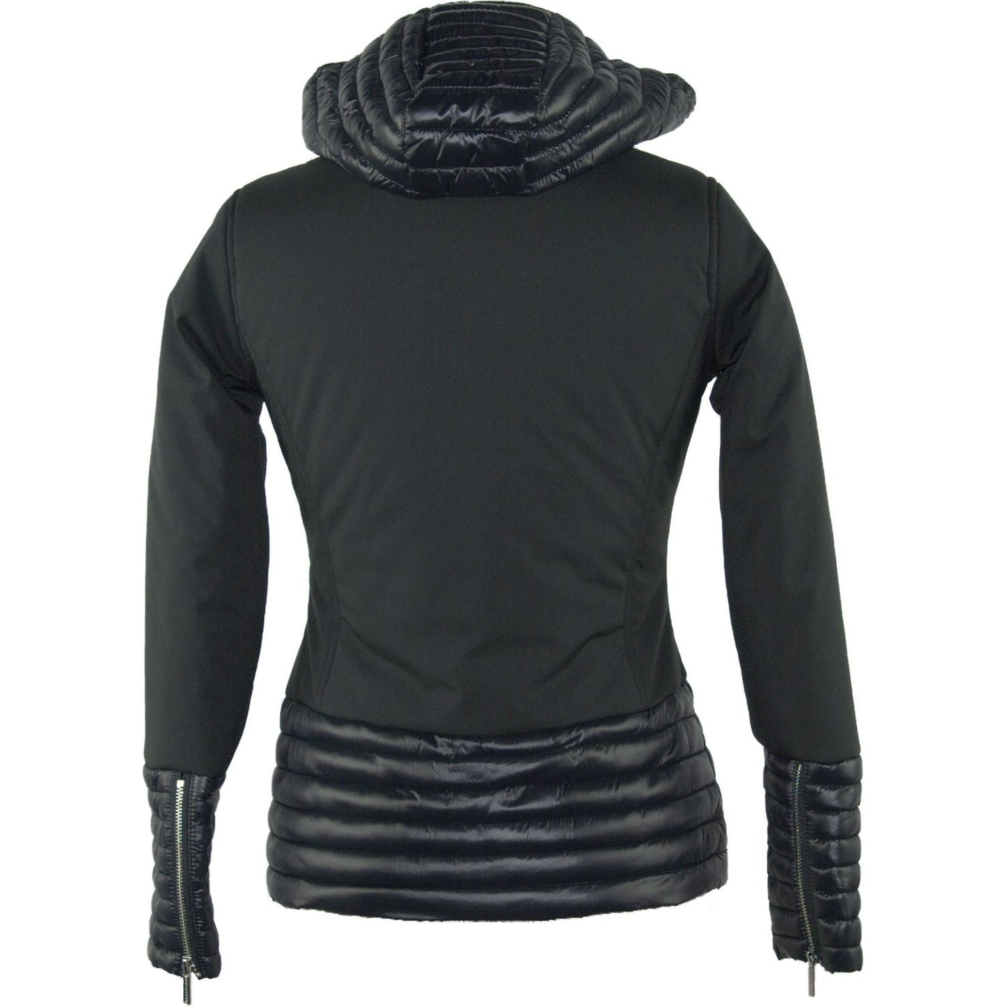Maison Espin Chic Black Down Jacket Outerwear Piece black-polyester-jackets-coat-2 WOMAN COATS & JACKETS stock_product_image_1651_273702056-efa66812-2b7.jpg