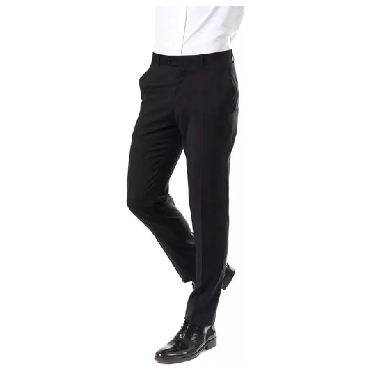 Uominitaliani Elegant Gray Woolen Suit Pants gray-wool-jeans-amp-pant stock_product_image_17035_2091485916-15-6ee6c818-00a.webp
