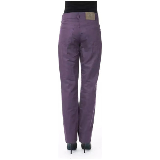 BYBLOS Chic Purple Cotton-Blend Trousers violet-cotton-jeans-pant stock_product_image_17632_1930766827-20-995282f0-ce9.webp