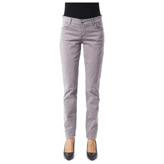 BYBLOS Chic Gray Cotton Blend Pants gray-cotton-jeans-pant-14 stock_product_image_17633_1708409254-27-4226831b-169.webp