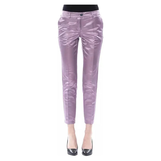 BYBLOSElegant Purple Cotton-Silk Blend PantsMcRichard Designer Brands£99.00