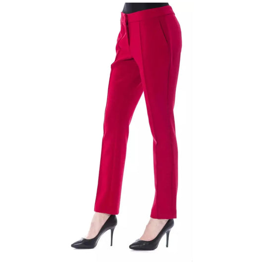 BYBLOS Chic Fuchsia Slim Fit Trousers ciliegia-jeans-pant stock_product_image_17648_277647571-15-a82f6149-9f3.webp