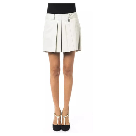 BYBLOS Chic Tulip Gray Cotton-Blend Skirt gray-cotton-skirt WOMAN SKIRTS stock_product_image_17676_1532909519-37-2eb47516-c77.webp