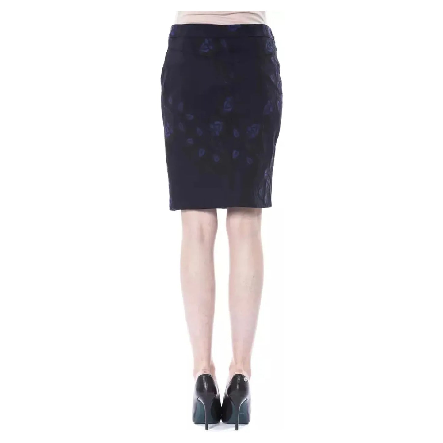 BYBLOS Chic Black Tulip Short Skirt black-cotton-skirt-1 WOMAN SKIRTS stock_product_image_17678_1565409066-17-ae343703-9dd.webp