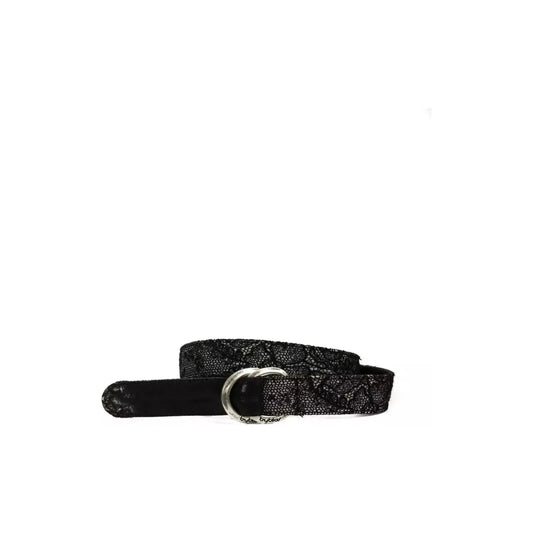 BYBLOSElegant Black Textured Weave Leather BeltMcRichard Designer Brands£89.00