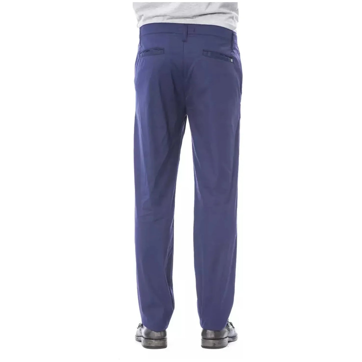 Verri Elegant Slim Fit Chino Pants in Blue blue-cotton-jeans-pant-81