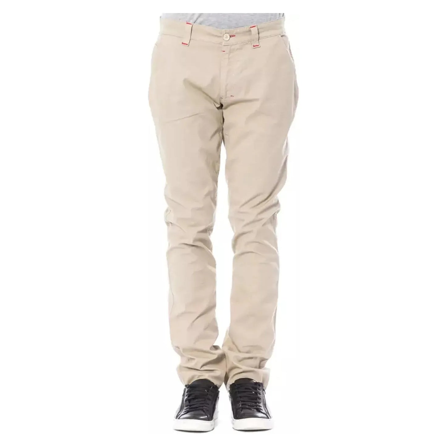 Verri Beige Slim Fit Chino Pants beige-cotton-jeans-pant-14