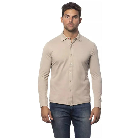 Verri Elegant Beige Regular Fit Cotton Shirt v-shirt stock_product_image_18291_1548309979-23-7c2b1b07-655.webp