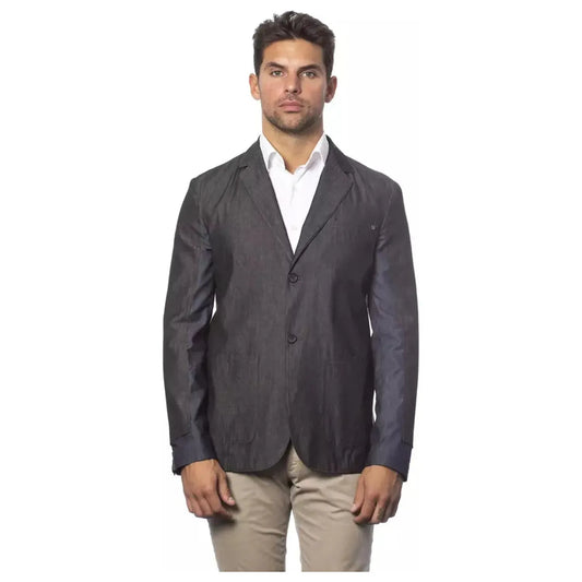 Verri Chic Verri Single-Breasted Gray Blazer blazer-2 stock_product_image_18304_24747397-35-a591461b-d2b.webp
