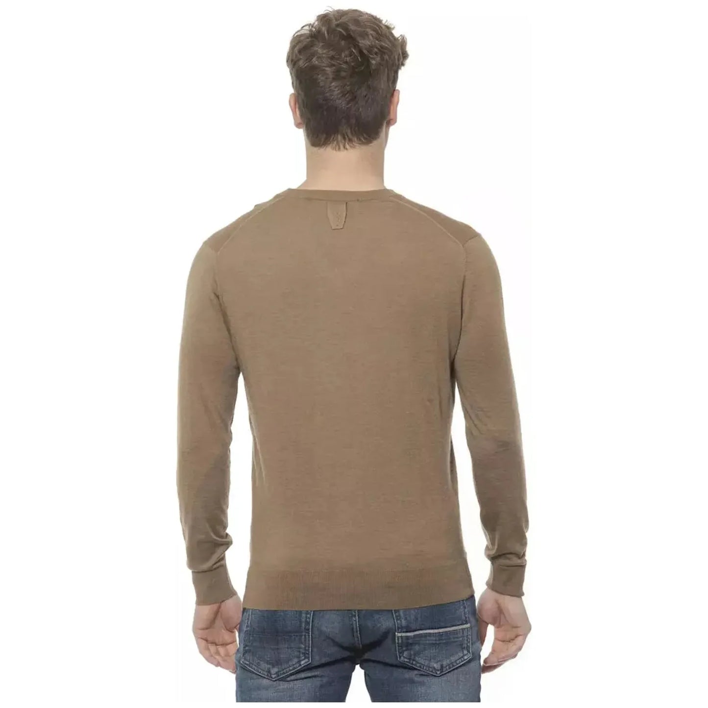 Billionaire Italian Couture Elegant Beige V-Neck Cashmere Sweater for Men tabacco-sweater stock_product_image_19963_1257149173-16-ac8a3865-c47.webp