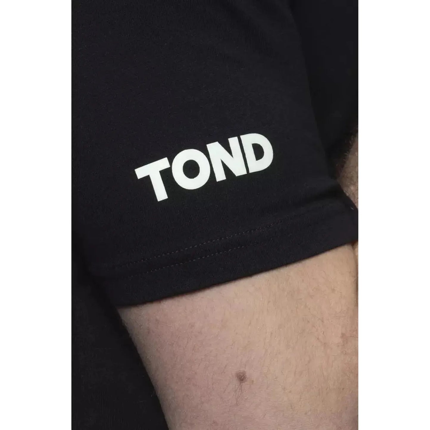 Tond Glowing Oversized Short Sleeve Tee black-cotton-t-shirt-16