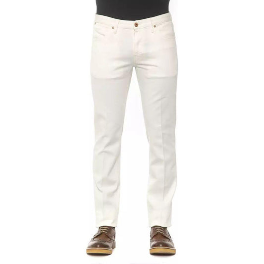 PT Torino | White Cotton Jeans & Pant| McRichard Designer Brands   