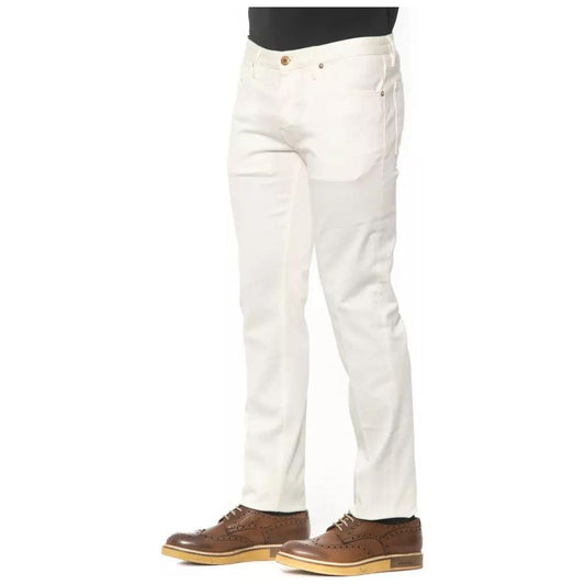 PT Torino Chic Super Slim White Men's Trousers white-cotton-jeans-pant-10