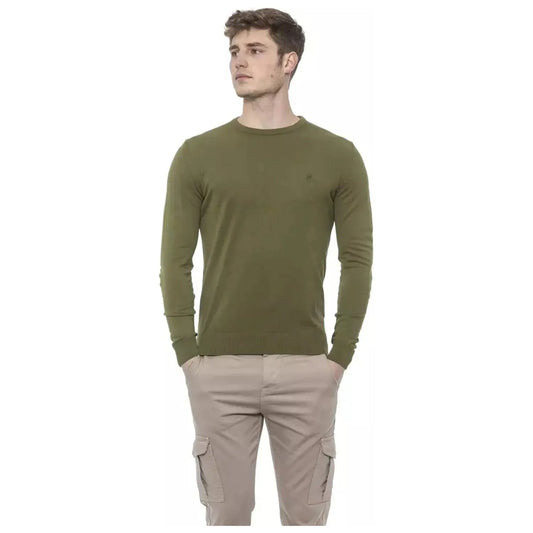 Conte of Florence Emerald Crewneck Cotton Sweater for Men olivegreen-sweater-1 stock_product_image_20333_317023809-25-476d4887-f89.webp