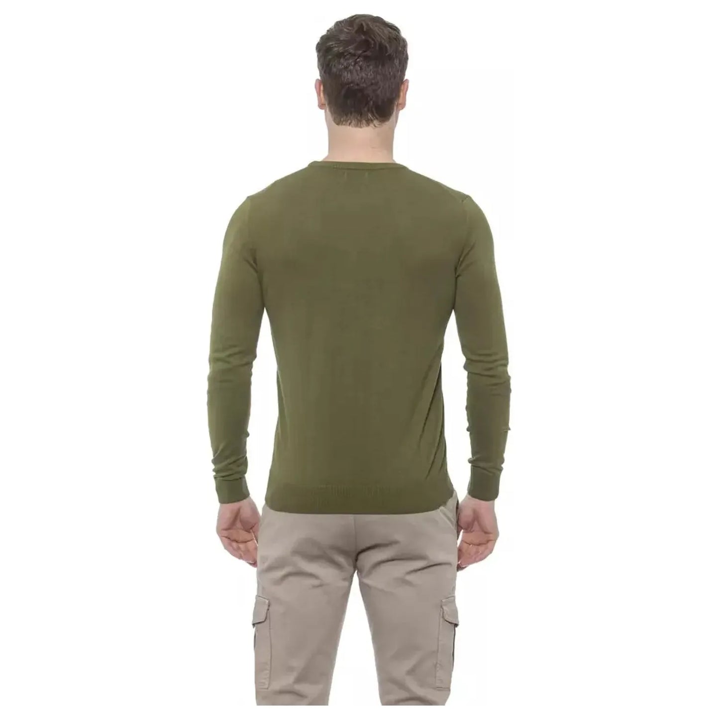 Conte of Florence Emerald Crewneck Cotton Sweater for Men olivegreen-sweater-1 stock_product_image_20333_432629786-17-cab39d97-518.webp
