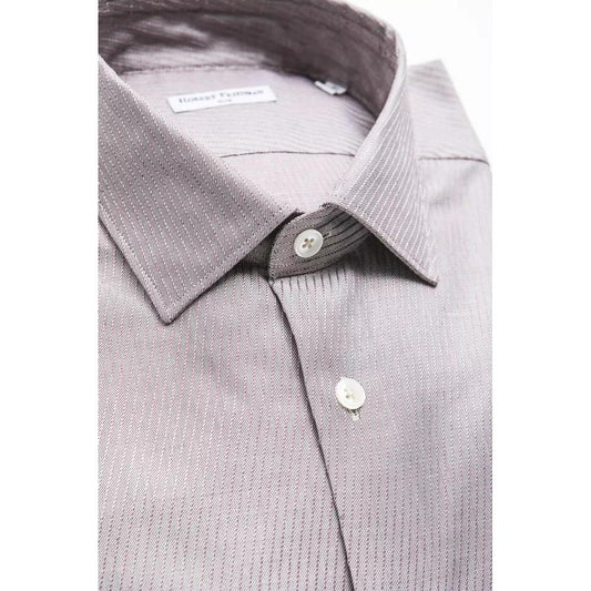 Robert FriedmanTimeless Beige Cotton Slim Collar ShirtMcRichard Designer Brands£89.00