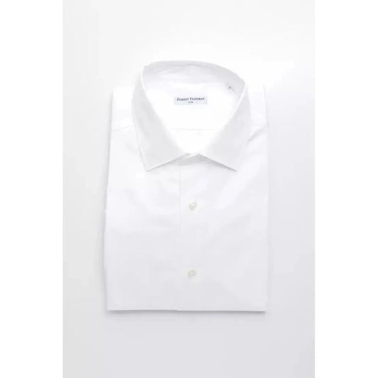Robert FriedmanElegant White Cotton Slim Collar ShirtMcRichard Designer Brands£89.00