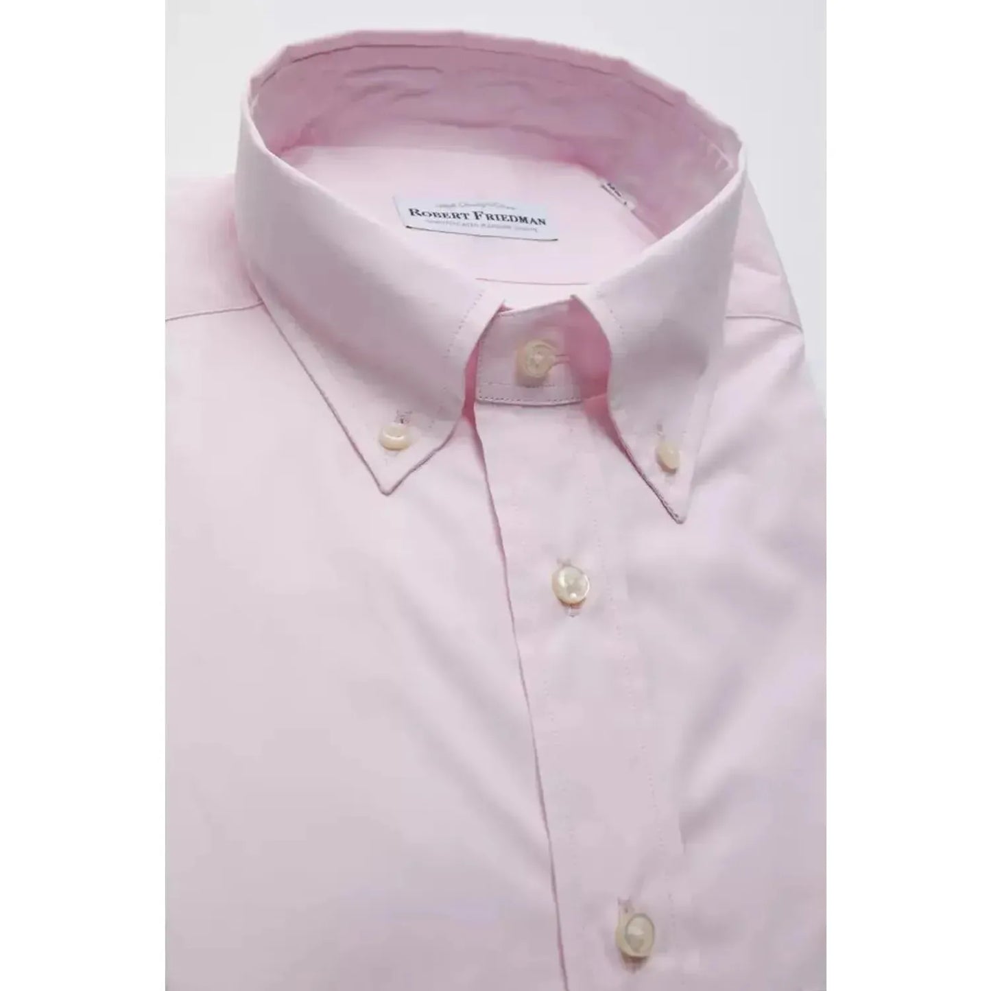 Robert Friedman Elegant Pink Cotton Button-Down Shirt pink-cotton-shirt-6 stock_product_image_20444_1924653446-15-1dfdf69c-e6a.webp