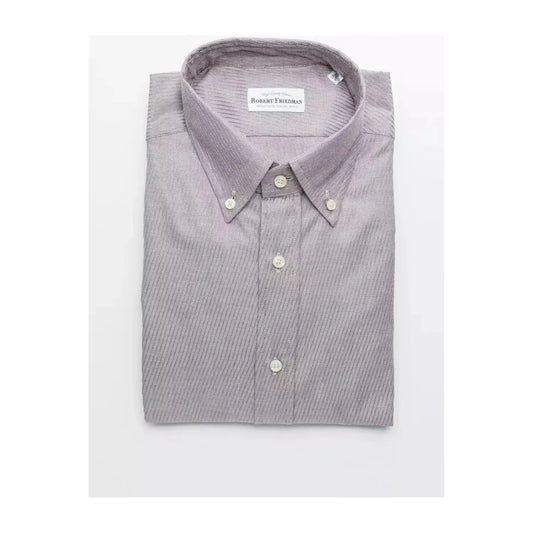 Robert FriedmanBeige Cotton Button Down Men's ShirtMcRichard Designer Brands£89.00
