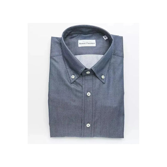 Robert FriedmanElegant Blue Cotton Regular Fit ShirtMcRichard Designer Brands£89.00