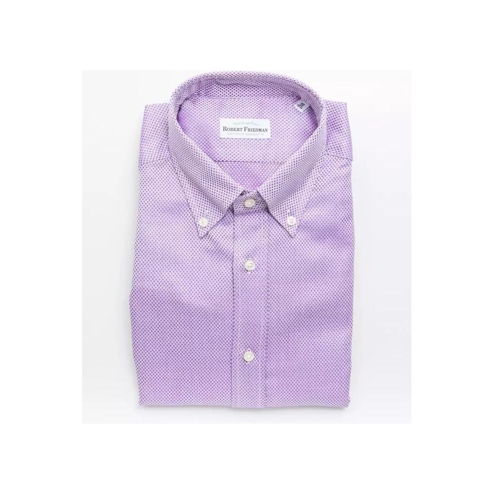 Robert Friedman Elegant Pink Cotton Button-Down Shirt pink-cotton-shirt-2 stock_product_image_20464_1942144597-30-5d0d694d-8ae.jpg