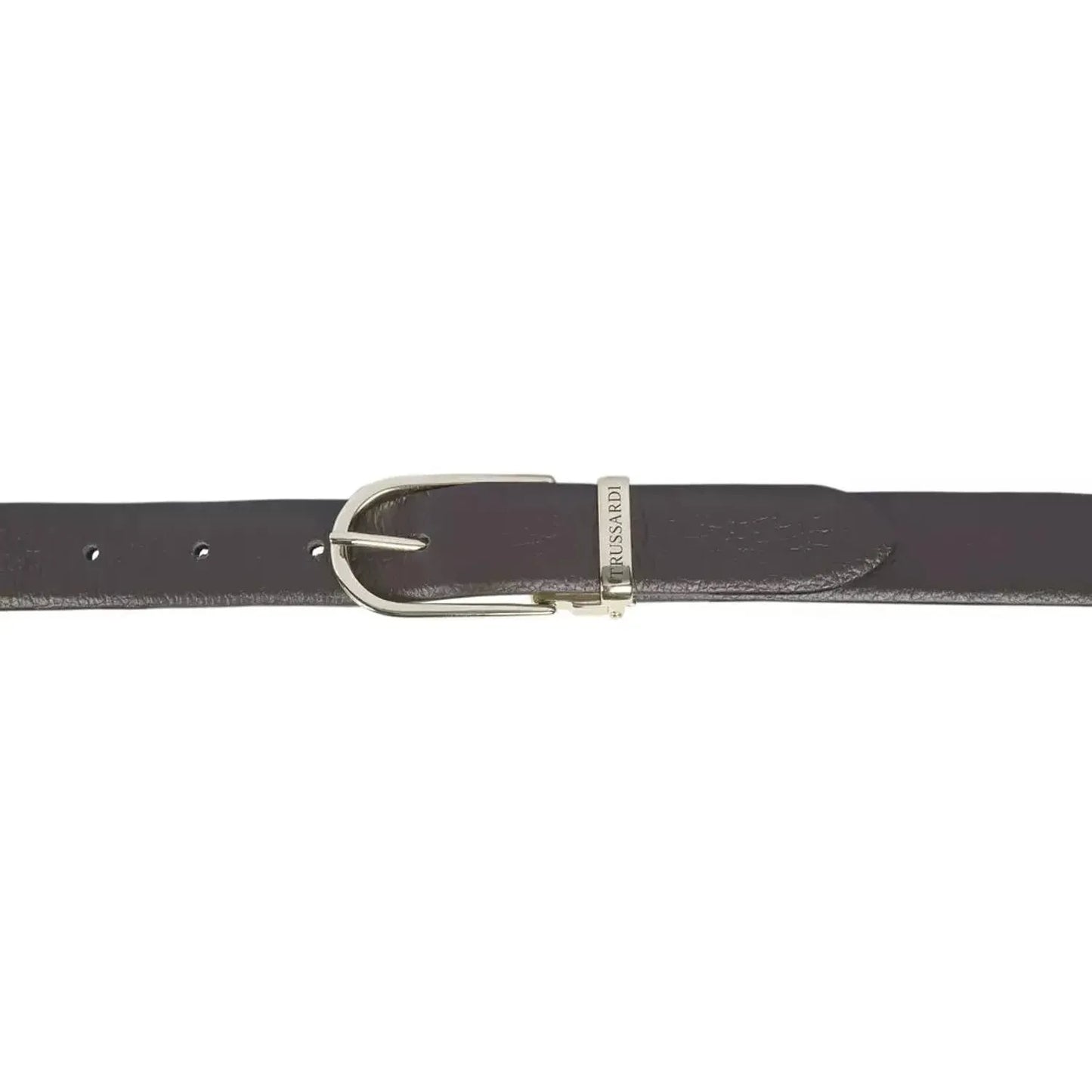 Trussardi Elegant Adjustable Women's Leather Belt brown-leather-belt