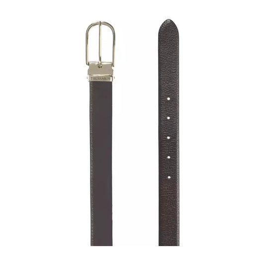 Trussardi Elegant Adjustable Women's Leather Belt brown-leather-belt