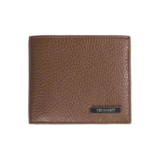Trussardi Elegant Tumbled Leather Men's Wallet dark-brown-wallet MAN WALLETS stock_product_image_20728_1933413237-22-0c3cb9b6-112.webp