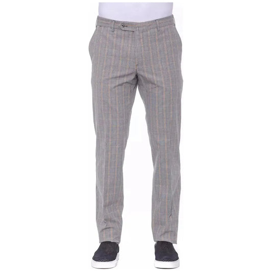 PT Torino Elegant Prince of Wales Check Trousers Jeans & Pants gray-cotton-jeans-pant-3 stock_product_image_20794_1710129993-25-4ff680a7-4c5.webp