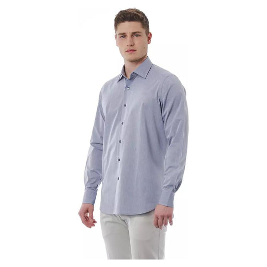 Bagutta Elegant Gray Italian Collar Cotton Shirt gray-cotton-shirt-10 stock_product_image_20984_1518885243-19-b76adbf1-292.jpg