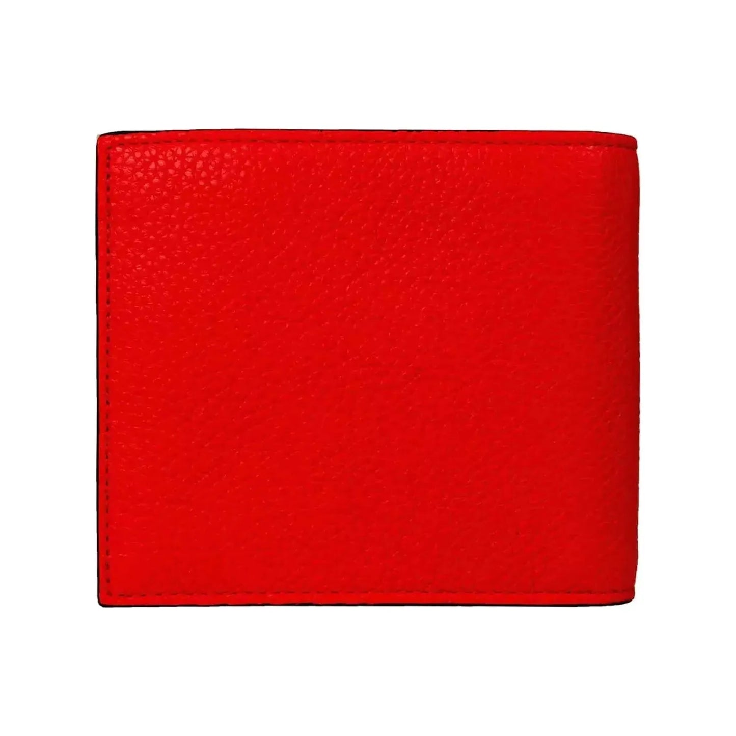 Neil Barrett Sleek Red Leather Men's Wallet red-wallet