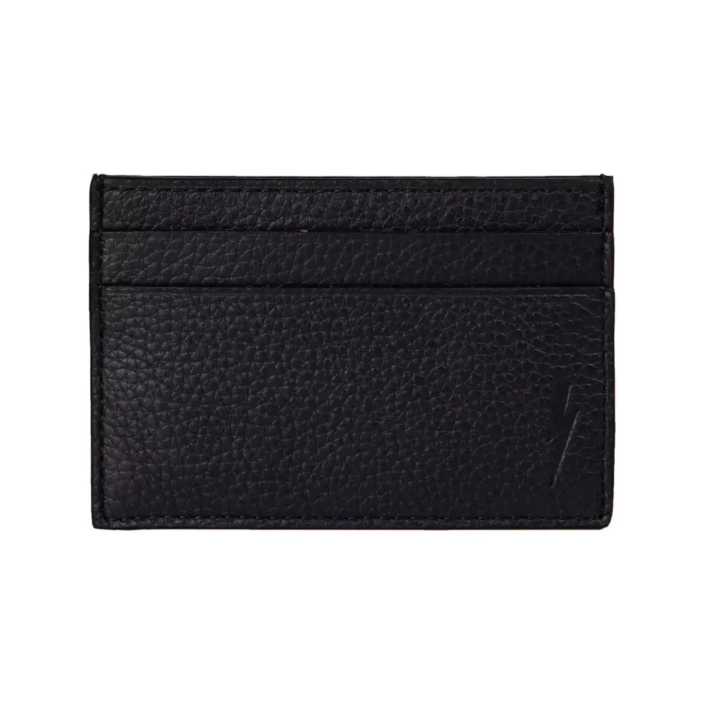 Neil Barrett Sleek Black Leather Card Holder Wallet black-wallet-3