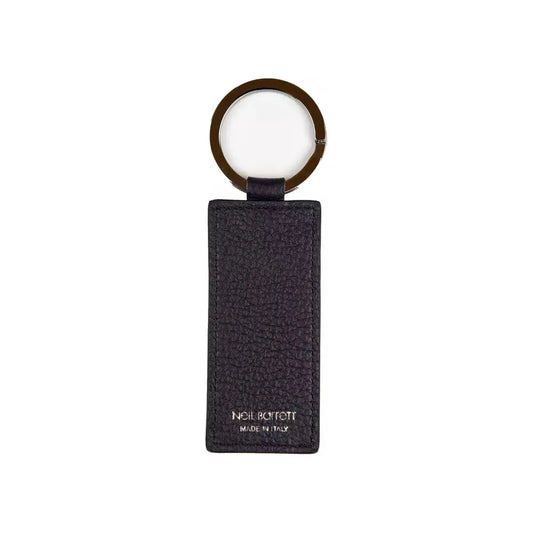 Neil Barrett Chic Blue Leather Keychain for Men blue-leather-keychain