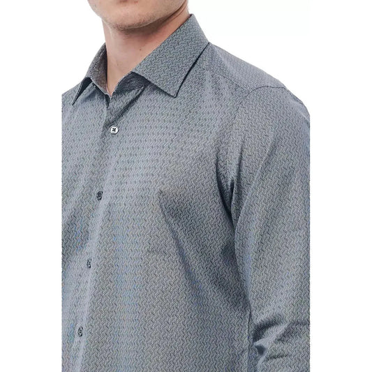 Bagutta Sleek Italian Collar Cotton Shirt MAN SHIRTS black-cotton-shirt-1 stock_product_image_21392_858799628-23-0baed65d-bd8.webp