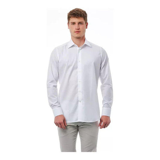 Bagutta Elegant White Italian Collar Cotton Shirt white-cotton-shirt stock_product_image_21395_686944908-31-a659f312-06f.jpg